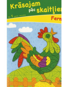 Ferma. Krāsojam pēc skaitļiem 5+