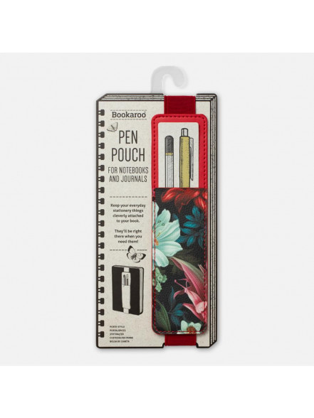Pildspalvas turētājs Bookaroo Pen Pouch - Dark Floral