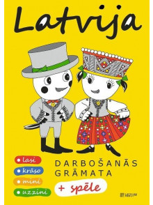 Latvijas. Darbošanās grāmata+spēle Latvijas. Darbošanās grāmata+spēle