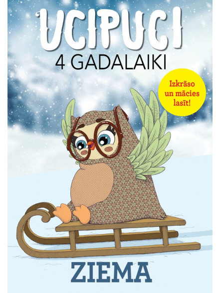 Ucipuci 4 gadalaiki ZIEMA. Krāsojamā grāmata