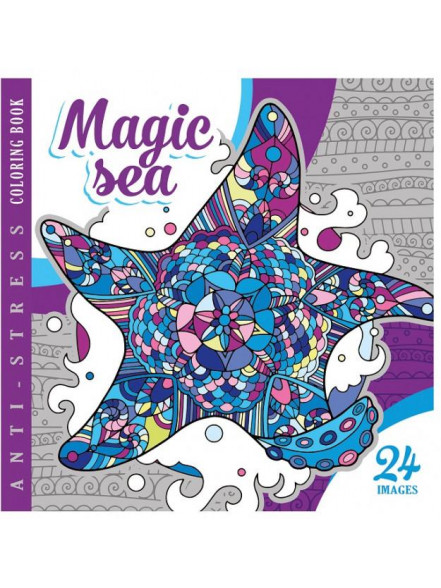 Krāsojamā grāmata FRESH  200*200mm, 12lp Magic sea(dizains 19187)