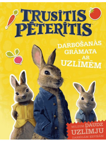 Trusītis Pēterītis. Darbošanās grāmata ar uzlīmēm