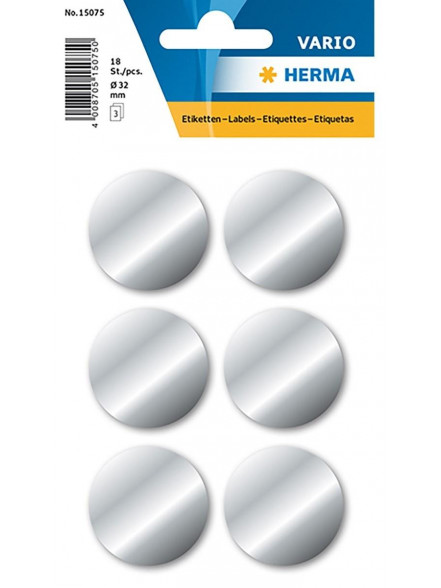 Uzlīmes Herma Vario, Ø32mm, sudrabotas