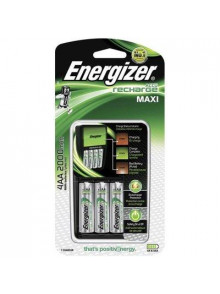 Energizer Maxi lādētājs AA/AAA ar 4 AA 2000mAh akumulatoriem