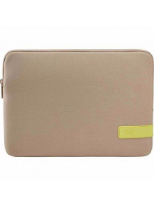 Aksesuāri Case Logic Reflect Laptop Sleeve 13.3 REFPC-113 Plaza Taupe/Sun-Lime (3204689)