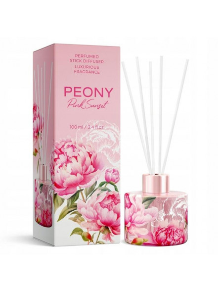 Arom. komplekts PEONY Pink Sunset (eļļas kociņi un eļļa 100ml)