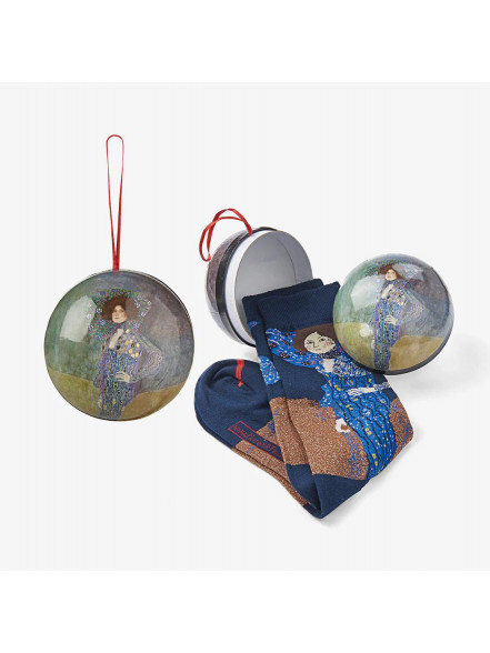 Zeķes bumbā Gustav Klimt Emilie Flöge, izm.40-46, melnas