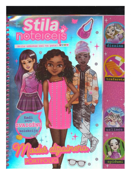 Modes dizainera portfolio. Stila noteicējs