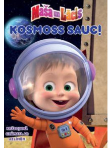 Maša un Lācis. Kosmoss sauc! Krāsojamā  grāmata ar uzlīmēm Maša un Lācis. Kosmoss sauc! Krāsojamā  grāmata ar uzlīmēm