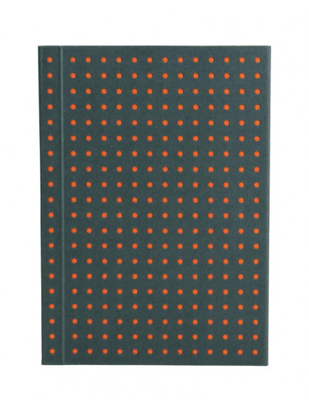 Piezīmju blociņš Paper-OH Circulo, līniju, A7, pelēks
