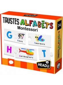 Montesori Taustes alfabēts, LV