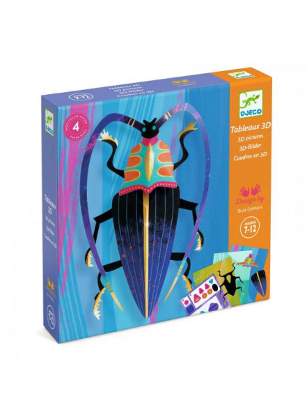 Papīra māksla - 3D attēli - Kukaiņi