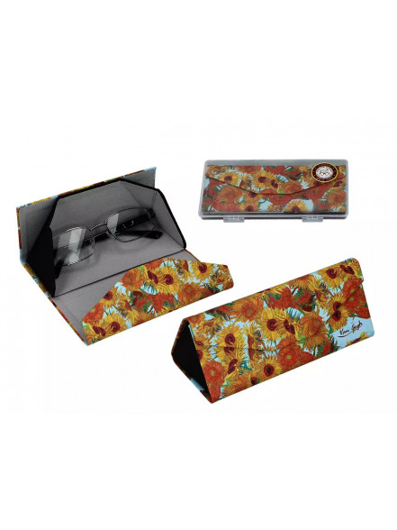 Briļļu futlāris saliekamais V.Gogh Saulespuķes 021-83
