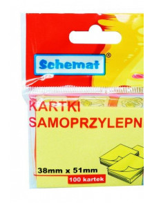 Līmlapiņas-1/38x51/100 SCH dzelt. (24)