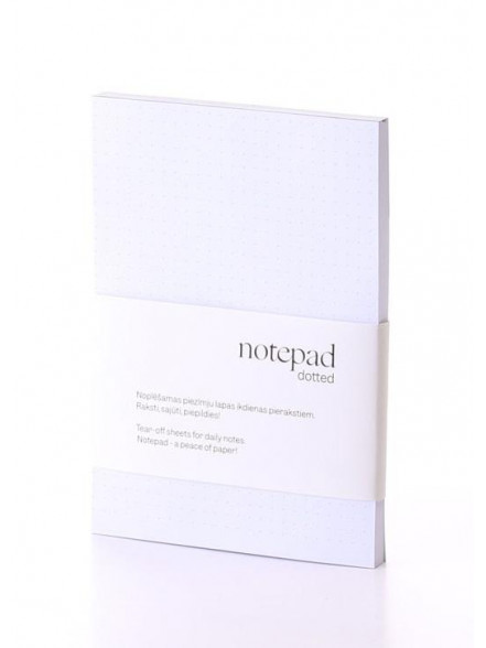 Piezīmju lapas NOTEPAD dotted