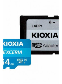 Kioxia Micro SD Karte 64GB+Adapter (class 10) atmiņa