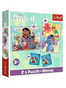 Puzle 30+48+Memo 24 Lilo&Stitch
