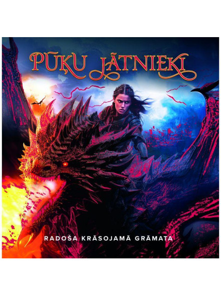 Pūķu jātnieki. Radoša krāsojamā grāmata