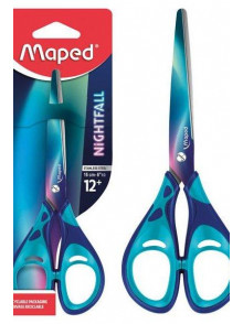 Šķēres MAPED Nightfall Teens 16cm blisterī