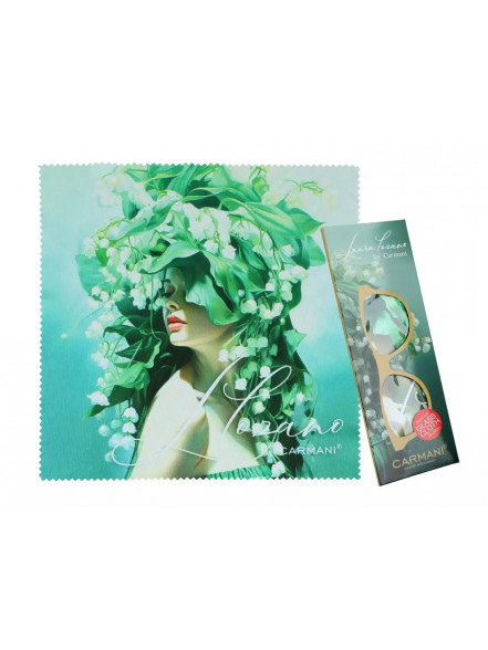 Lupatiņa 20x20cm briļļu tīrīšanai Lady’s Floral