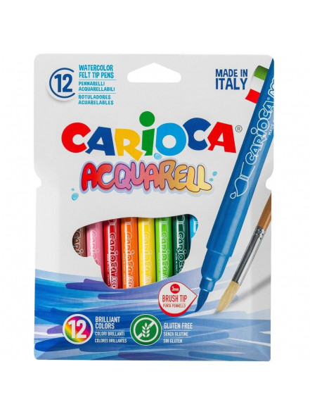 Flomasteri CARIOCA  Acquarell 12 krāsas
