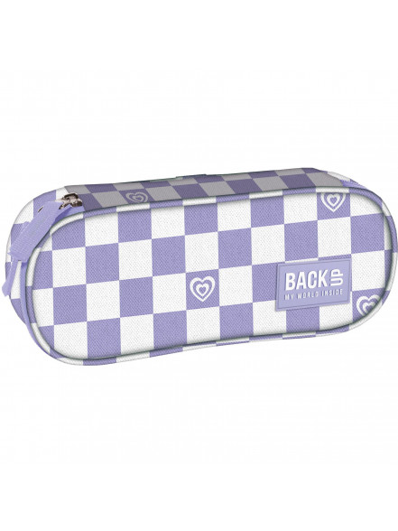 Penālis BACKUP 23 x 9 x 5 cm, 120 g., rūtains