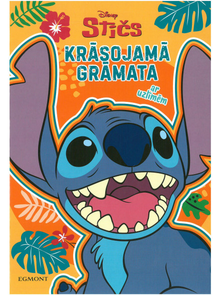 Stičs. Krāsojamā grāmata. Ar uzlīmēm. Disney