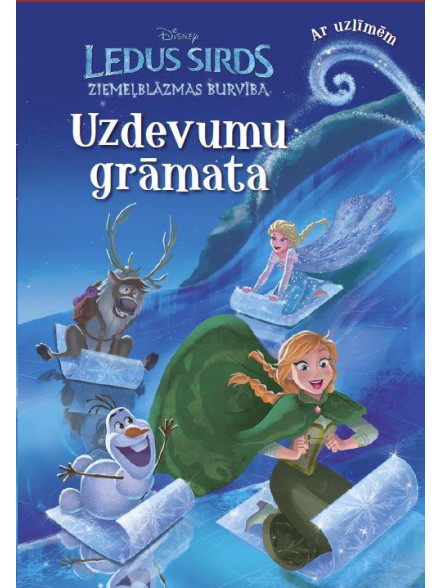 Ledus sirds. Ziemeļblāzmas burvība. Ar uzlīmēm Ledus sirds. Ziemeļblāzmas burvība. Ar uzlīmēm