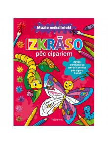 Mazie mākslinieki. Taurenis. Izkrāso pēc cipariem Mazie mākslinieki. Taurenis. Izkrāso pēc cipariem