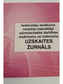 19028 IIN Maksātāja saimn.darb ieņ. un izd. uzskaites žurnāls