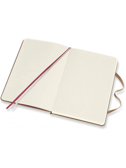 Piezīmju grāmata Moleskine TWO-GO, līniju-baltas lapas, brūna, 11.5x18cm
