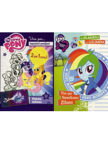 Grāmatu komplekts My Little Pony 3 Grāmatu komplekts My Little Pony 3
