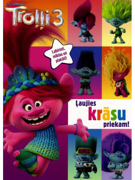 Troļļi 3. Ļaujies krāsu priekam