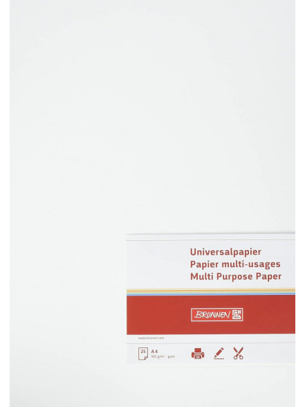 Papīrs A4/160 g. 25 lpp.balts Perlweiß