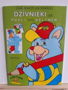 Suns. Dzīvnieki ar puzli un* uzlīmēm Suns. Dzīvnieki ar puzli un* uzlīmēm
