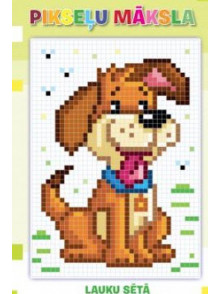 Pikseļu māksla. Lauku sēta