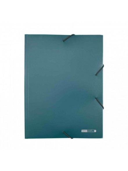 Mape ar gumiju A4, zaļa, Office Pont