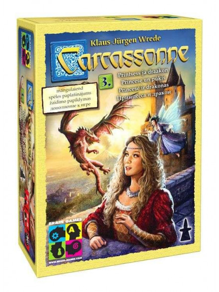 Carcassonne exp 3: The Princess & The Dragon