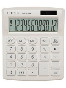 Kalkulators CITIZEN SDC-812NRWHE 12 zīmes, balts, galda