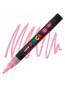 Marķieris ūdens bāzes UNI Posca PC-3ML glitter rozā (13)