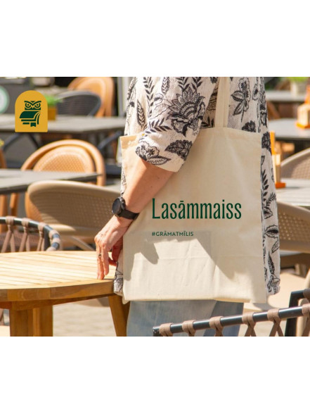 Auduma maisiņš Lasāmmaiss (bēšs)