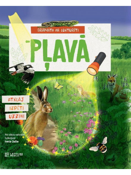 Pļavā. Grāmata ar lukturīti