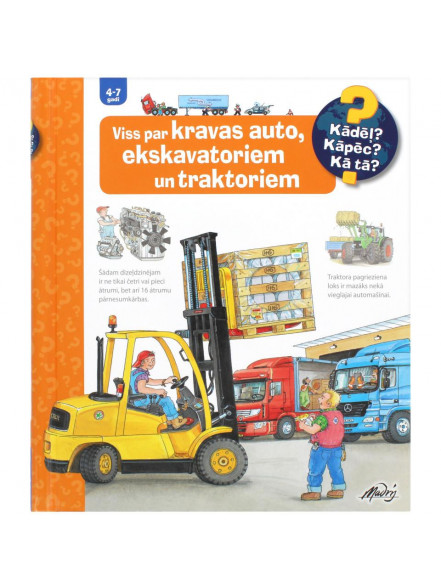 Viss par kravas auto, ekskavatoriem un traktoriem