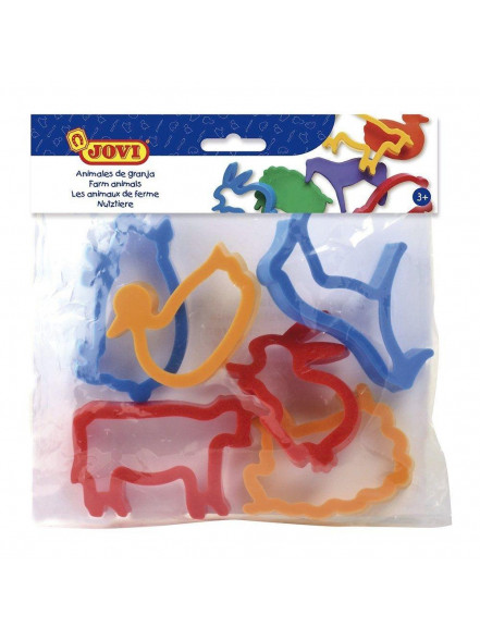 Plastilīna formiņu komplekts JOVI FARM 6formiņas