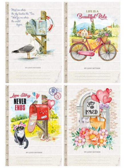 Klade el.v FRESH 143*210mm Soft-touch64lp#435-438