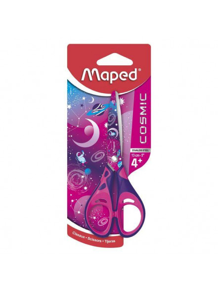 Šķēres MAPED Tatoo Kids Cosmic 13cm blisterī