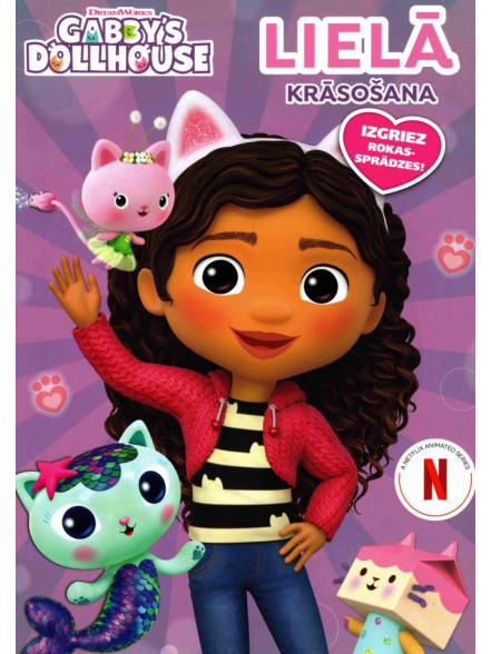 Gabby’s Dollhouse. Lielā krāsošana
