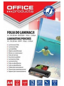 Laminēšanas plēve OFFICE PRODUCTS 160 micr.