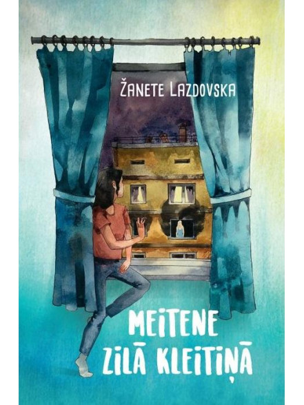 Meitene zilā kleitiņā