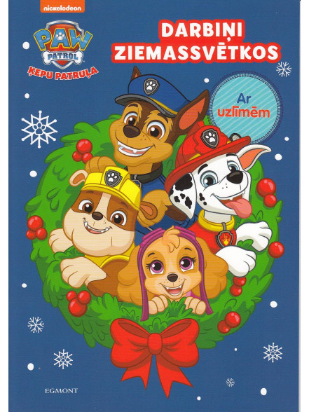 PAW Patrol. Darbiņi Ziemassvētkos. Ar uzlīmēm